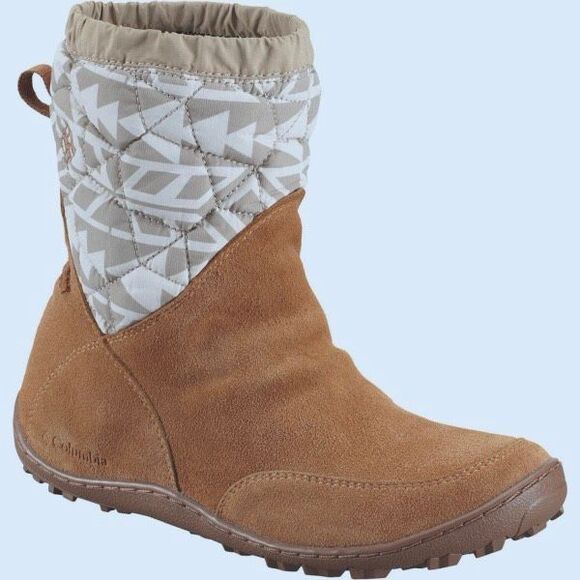 Columbia Women’s Minx Tan Pull On Omni-Heat Print Boot Size 9 - Picture 1 of 9
